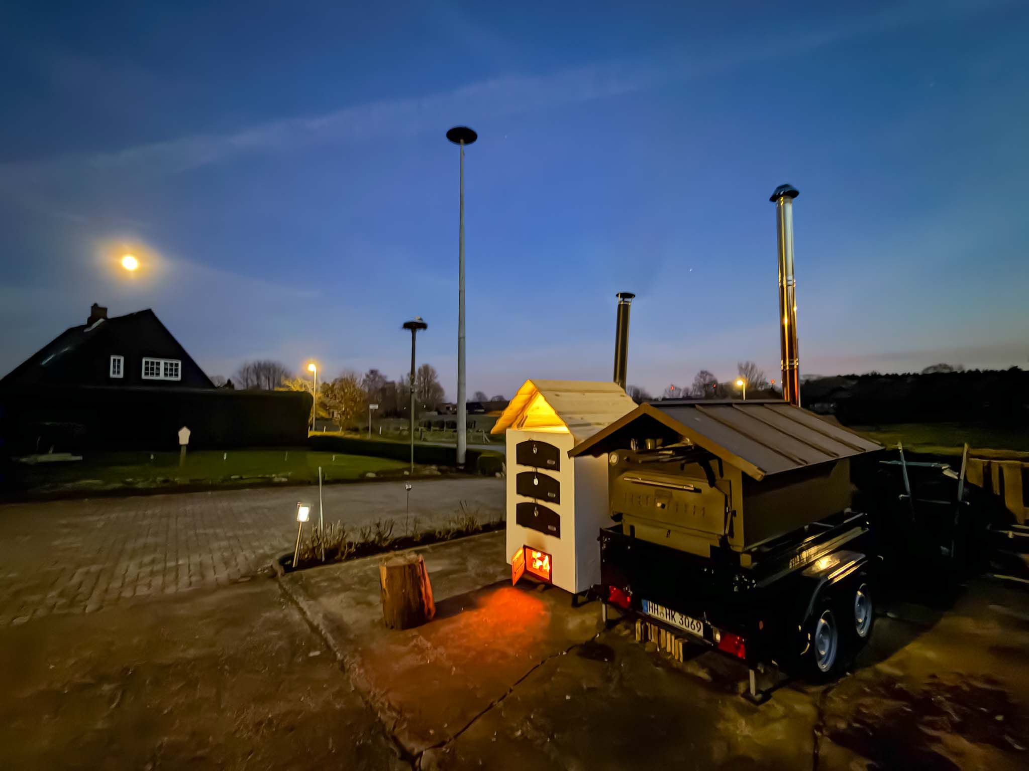 BackLiebe nachts am Markt